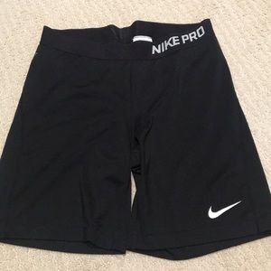 Nike Pro 5 in compression shorts